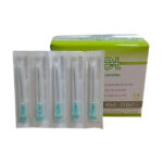 Agujas Descartables 40x08 Cono Verde Larga
