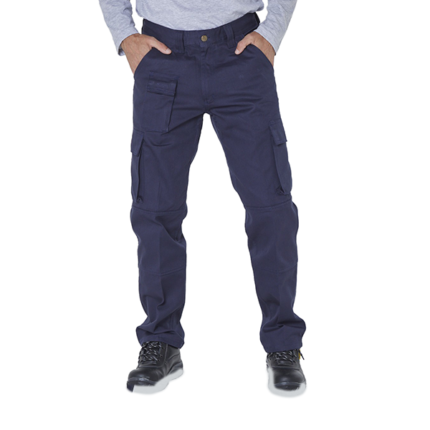 Pantalón Cargo Cazador Hombre Azul